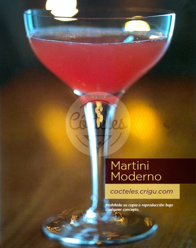 Martini Moderno - Cóctel con Vodka